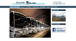 Desktop Screenshot of baysidecoaches.com.au